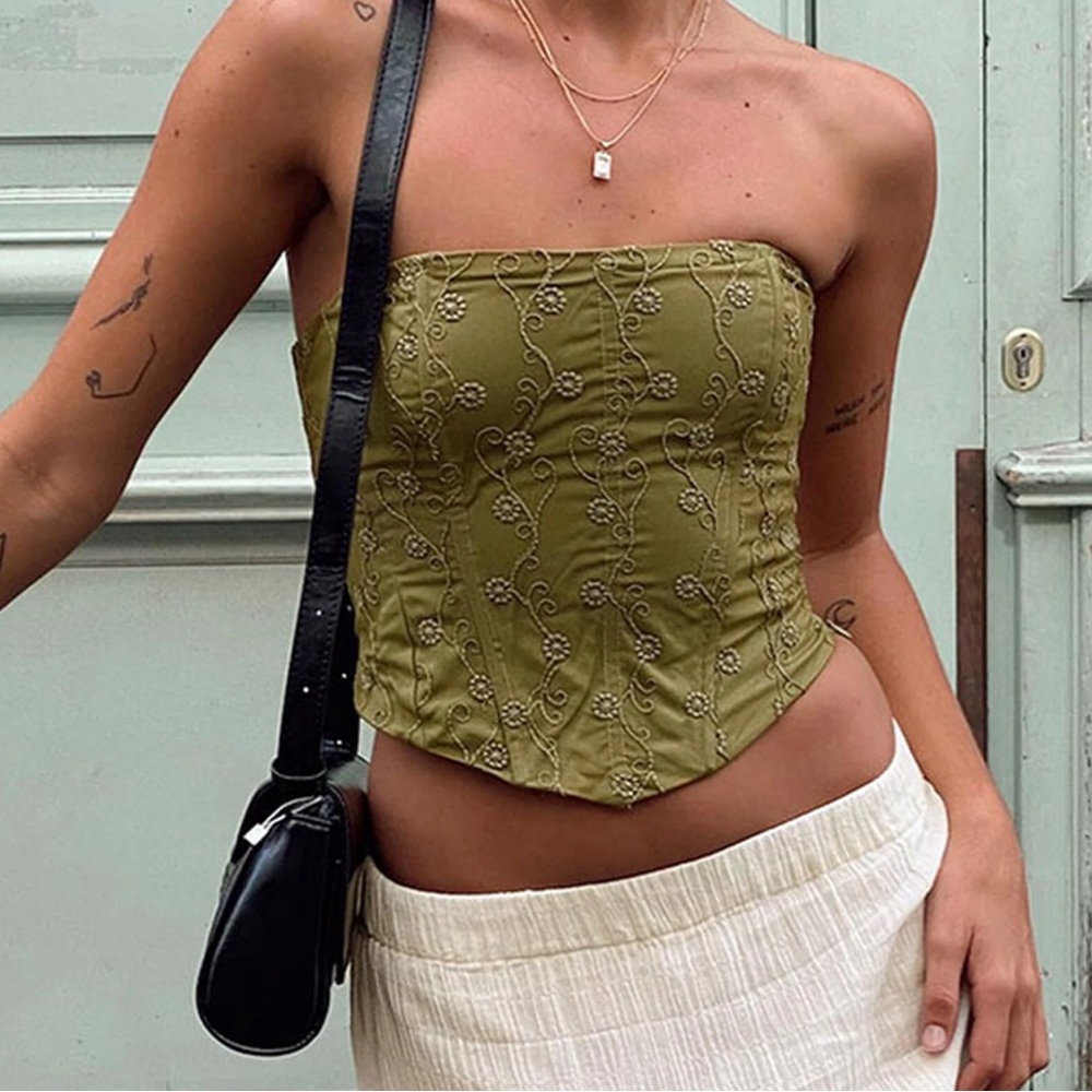 Green corset